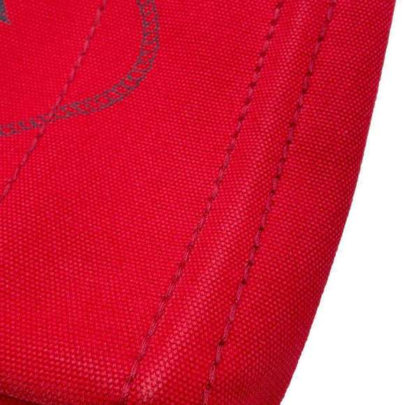 Prada Tote Handbag Canapa Canvas Red - Picture 9 of 12